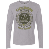 T-Shirts Heather Grey / Small Earthbending university Men's Premium Long Sleeve