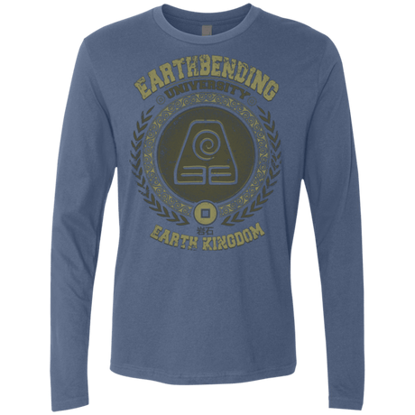 T-Shirts Indigo / Small Earthbending university Men's Premium Long Sleeve