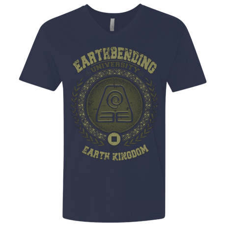 T-Shirts Midnight Navy / X-Small Earthbending university Men's Premium V-Neck