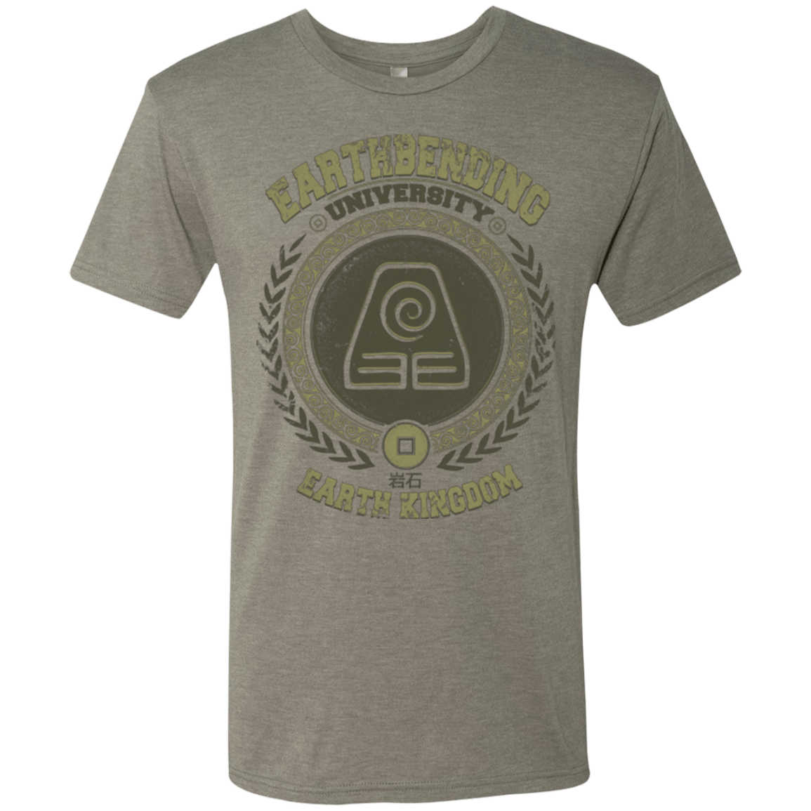 T-Shirts Venetian Grey / Small Earthbending university Men's Triblend T-Shirt