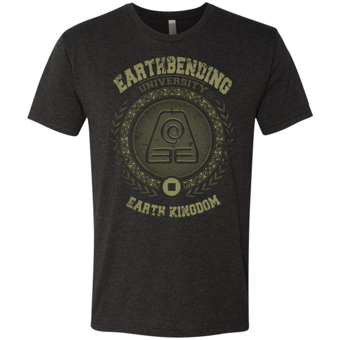 T-Shirts Vintage Black / Small Earthbending university Men's Triblend T-Shirt