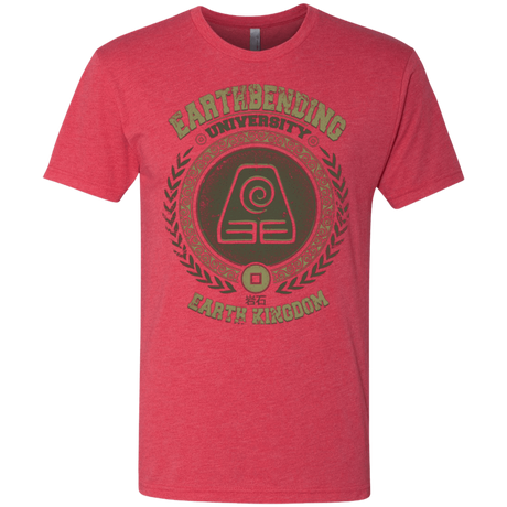 T-Shirts Vintage Red / Small Earthbending university Men's Triblend T-Shirt
