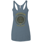 T-Shirts Indigo / X-Small Earthbending university Women's Triblend Racerback Tank