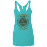 T-Shirts Tahiti Blue / X-Small Earthbending university Women's Triblend Racerback Tank