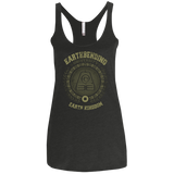 T-Shirts Vintage Black / X-Small Earthbending university Women's Triblend Racerback Tank
