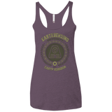 T-Shirts Vintage Purple / X-Small Earthbending university Women's Triblend Racerback Tank