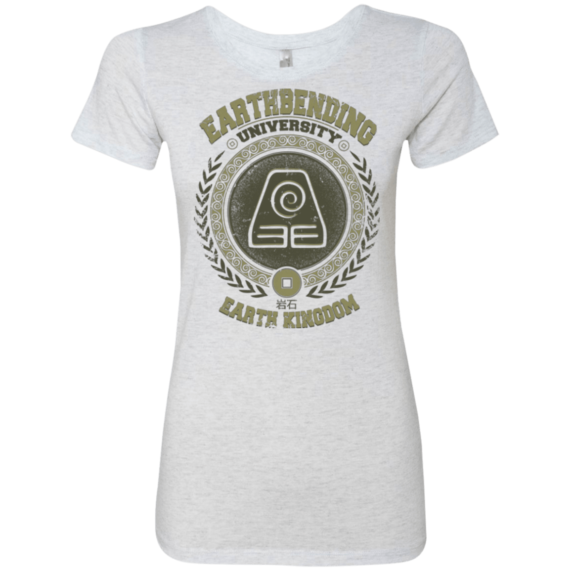 T-Shirts Heather White / Small Earthbending university Women's Triblend T-Shirt