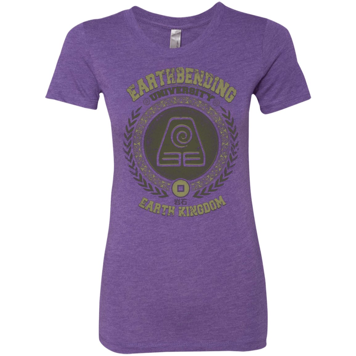 T-Shirts Purple Rush / Small Earthbending university Women's Triblend T-Shirt