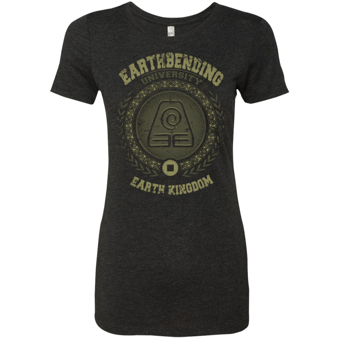 T-Shirts Vintage Black / Small Earthbending university Women's Triblend T-Shirt