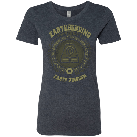 T-Shirts Vintage Navy / Small Earthbending university Women's Triblend T-Shirt