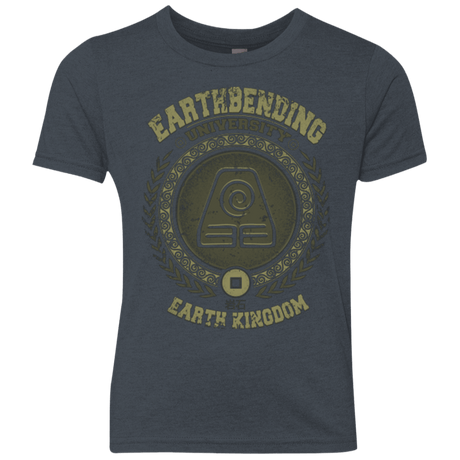 T-Shirts Vintage Navy / YXS Earthbending university Youth Triblend T-Shirt