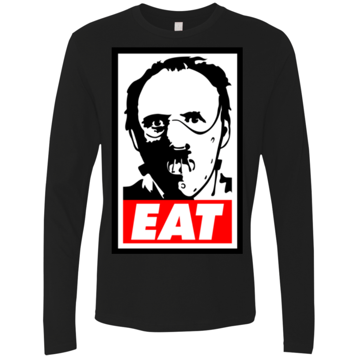T-Shirts Black / Small Eat Men's Premium Long Sleeve