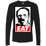 T-Shirts Black / Small Eat Men's Premium Long Sleeve