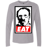 T-Shirts Heather Grey / Small Eat Men's Premium Long Sleeve