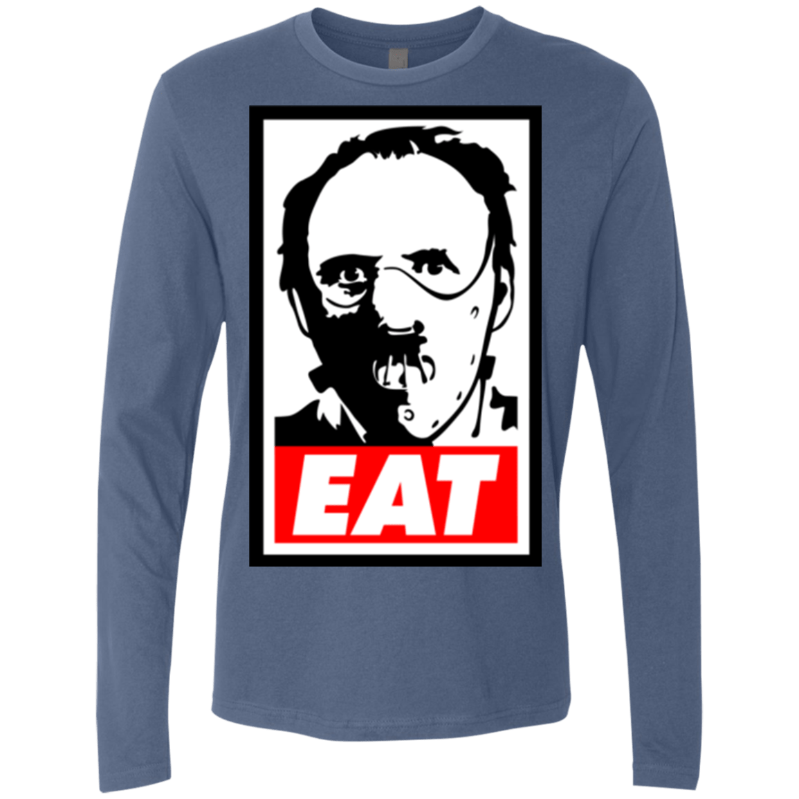 T-Shirts Indigo / Small Eat Men's Premium Long Sleeve