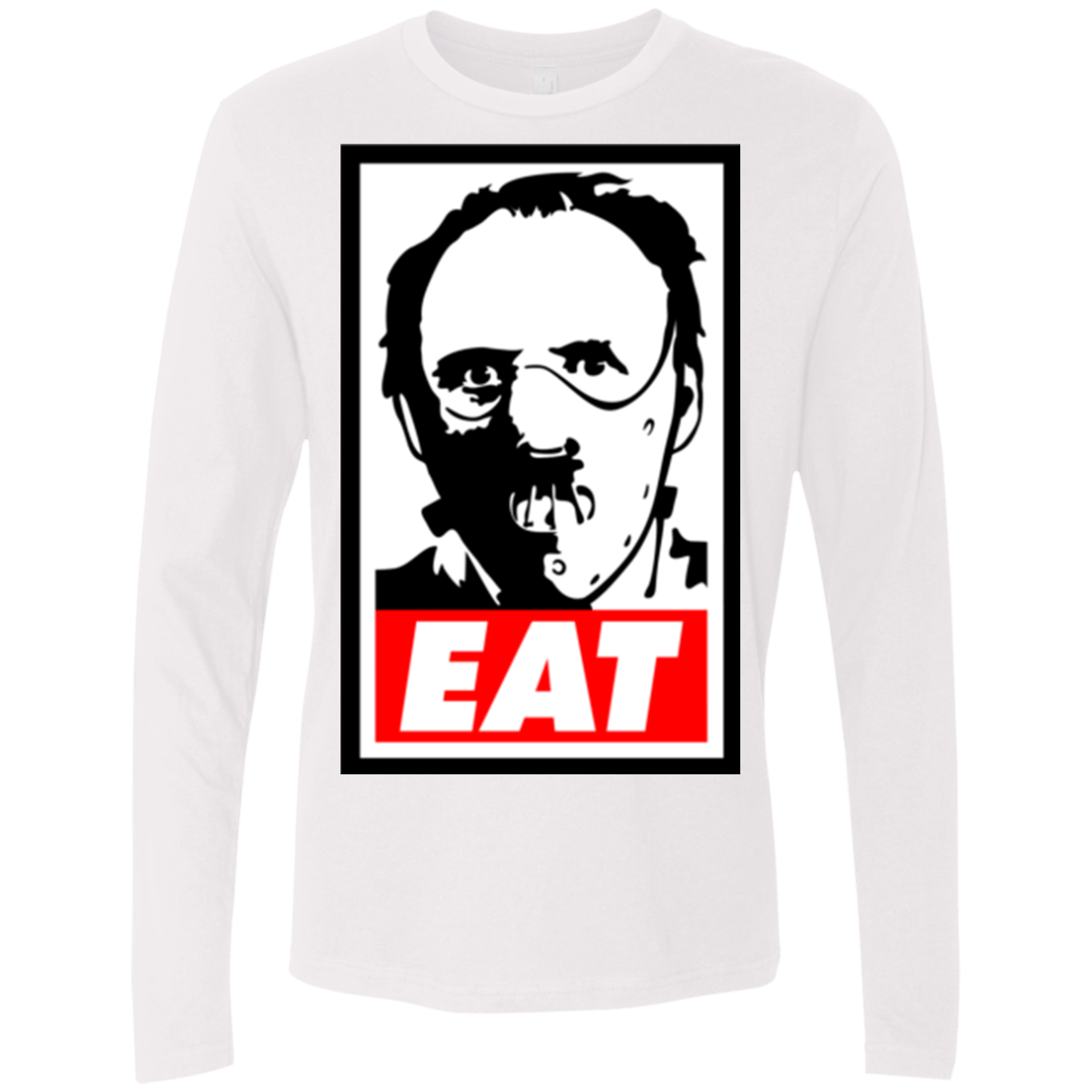 T-Shirts White / Small Eat Men's Premium Long Sleeve