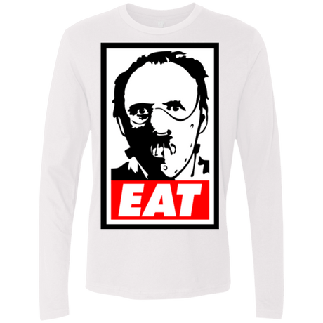 T-Shirts White / Small Eat Men's Premium Long Sleeve
