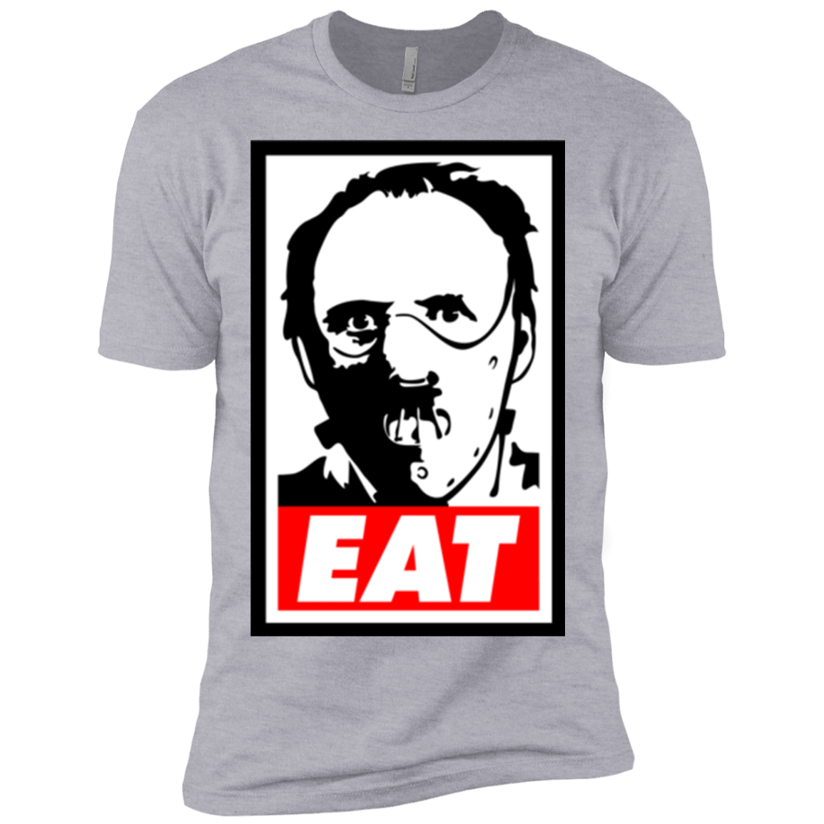 T-Shirts Heather Grey / X-Small Eat Men's Premium T-Shirt