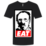 T-Shirts Black / X-Small Eat Men's Premium V-Neck