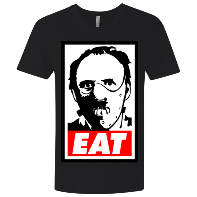 T-Shirts Black / X-Small Eat Men's Premium V-Neck