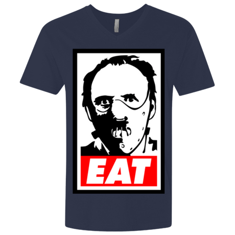 T-Shirts Midnight Navy / X-Small Eat Men's Premium V-Neck
