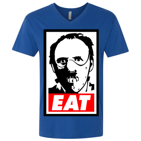 T-Shirts Royal / X-Small Eat Men's Premium V-Neck