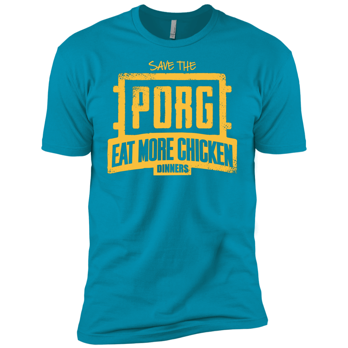 T-Shirts Turquoise / YXS Eat More Chicken Boys Premium T-Shirt
