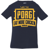 T-Shirts Navy / 6 Months Eat More Chicken Infant PremiumT-Shirt
