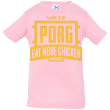 T-Shirts Pink / 6 Months Eat More Chicken Infant PremiumT-Shirt