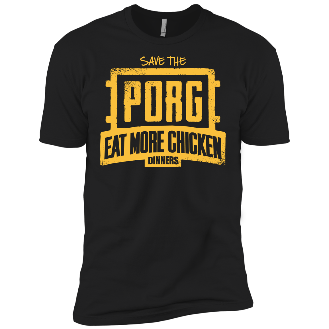 T-Shirts Black / X-Small Eat More Chicken Men's Premium T-Shirt