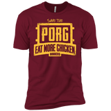 T-Shirts Cardinal / X-Small Eat More Chicken Men's Premium T-Shirt