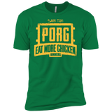 T-Shirts Kelly Green / X-Small Eat More Chicken Men's Premium T-Shirt