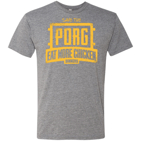 T-Shirts Premium Heather / Small Eat More Chicken Men's Triblend T-Shirt