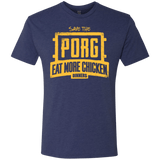 T-Shirts Vintage Navy / Small Eat More Chicken Men's Triblend T-Shirt