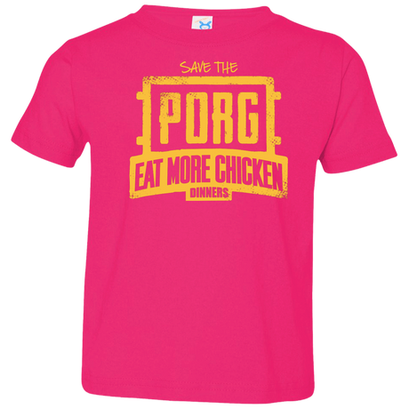 T-Shirts Hot Pink / 2T Eat More Chicken Toddler Premium T-Shirt