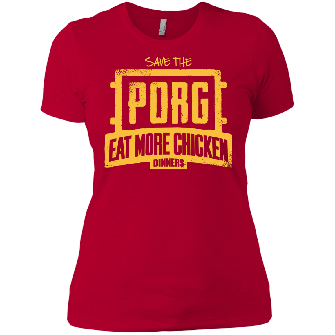 T-Shirts Red / X-Small Eat More Chicken Women's Premium T-Shirt
