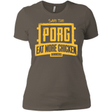 T-Shirts Warm Grey / X-Small Eat More Chicken Women's Premium T-Shirt