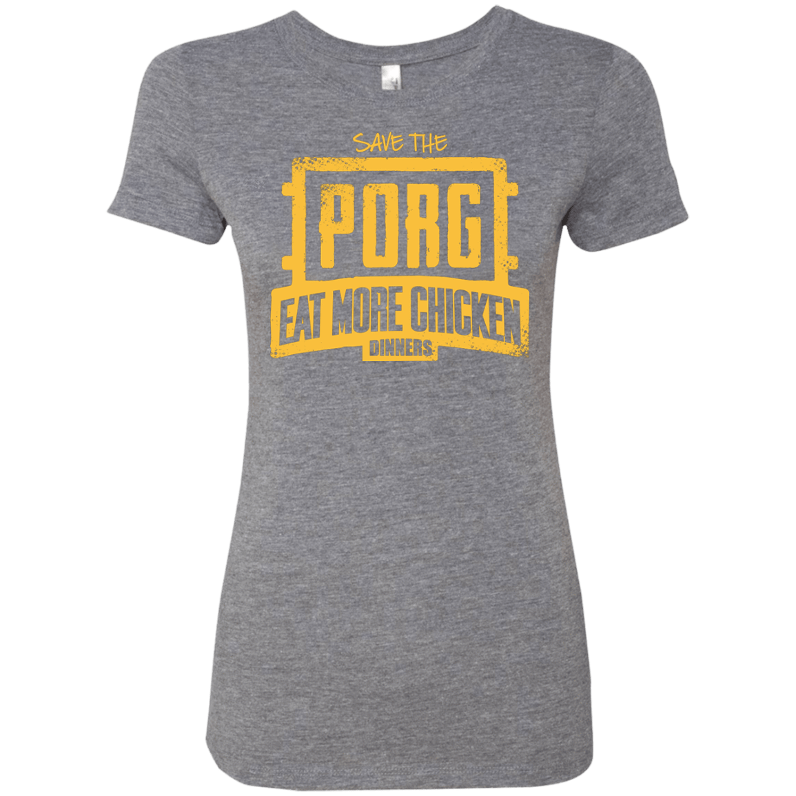 T-Shirts Premium Heather / Small Eat More Chicken Women's Triblend T-Shirt