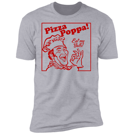 T-Shirts Heather Grey / S Eat my Pizza Balls Men's Premium T-Shirt