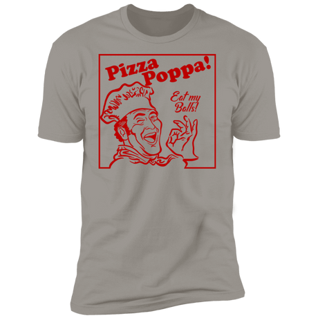 T-Shirts Light Grey / S Eat my Pizza Balls Men's Premium T-Shirt