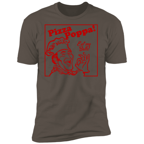 T-Shirts Warm Grey / S Eat my Pizza Balls Men's Premium T-Shirt