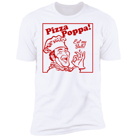 T-Shirts White / S Eat my Pizza Balls Men's Premium T-Shirt