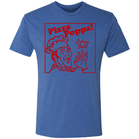 T-Shirts Vintage Royal / S Eat my Pizza Balls Men's Triblend T-Shirt