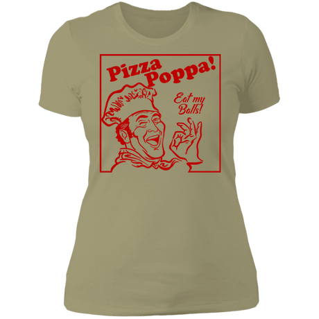 T-Shirts Light Olive / S Eat my Pizza Balls Women's Premium T-Shirt