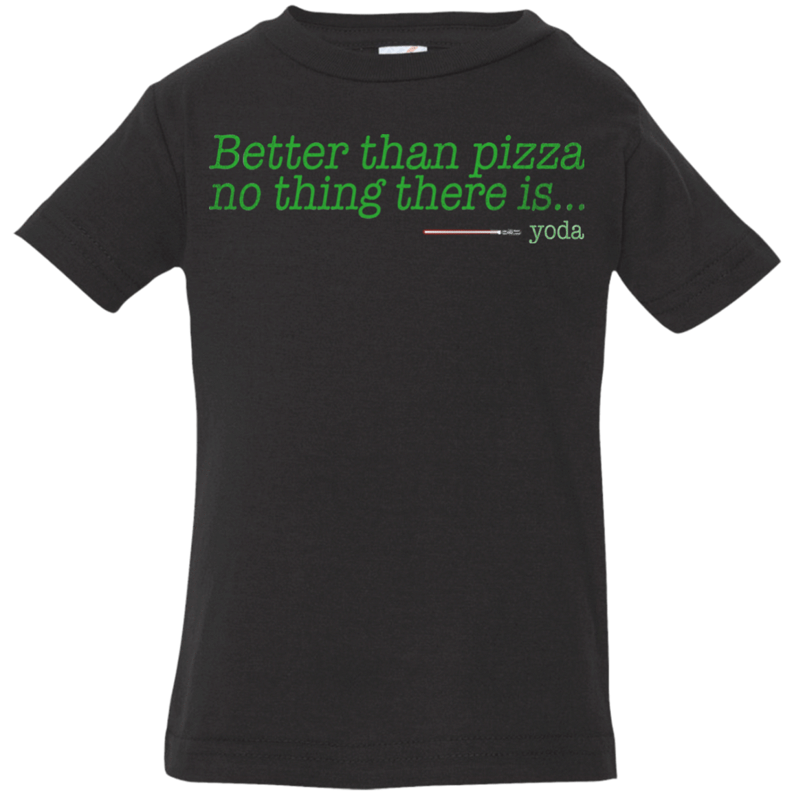 T-Shirts Black / 6 Months Eat pizza, You must Infant Premium T-Shirt