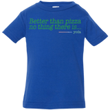 T-Shirts Royal / 6 Months Eat pizza, You must Infant Premium T-Shirt