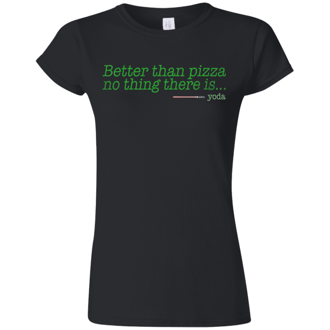 T-Shirts Black / S Eat pizza, You must Junior Slimmer-Fit T-Shirt