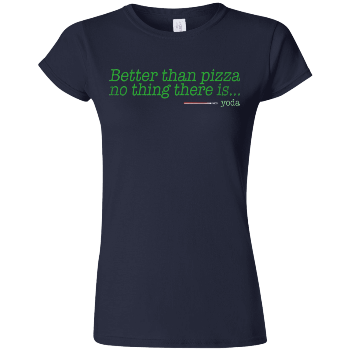 T-Shirts Navy / S Eat pizza, You must Junior Slimmer-Fit T-Shirt