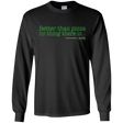 T-Shirts Black / S Eat pizza, You must Men's Long Sleeve T-Shirt