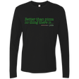 T-Shirts Black / S Eat pizza, You must Men's Premium Long Sleeve